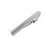 Pince à cravate paqué Rhodium