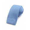 Cravate tricot bleu clair