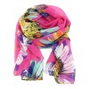 Foulard Bleu rose