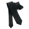 Cravate slim noir