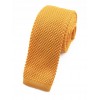 Cravate tricot jaune