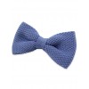 Noeud papillon Tricot Bleu Azur