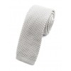 Cravate tricot blanche