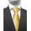 Solid 50 - Cravate en soie jaune d'or
