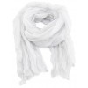 Foulard froissé en coton 