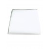 Pochette de costume blanche