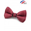 Noeud papillon rouge et argent