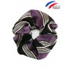 Chouchou violet et noir