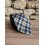 Cravate tartan bleu marine