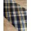 Cravate tartan bleu marine