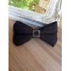 Barrette cheveux noire à strass
