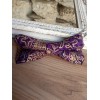 Barrette violet et or