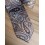 Cravate marron motif cachemire