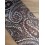 Cravate marron motif cachemire