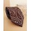 Cravate marron motif cachemire