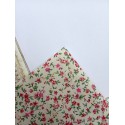 Pochette de costume fleurs Liberty rose