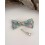 Barrette noeud papillon tissu Liberty bleu