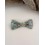 Barrette noeud papillon tissu Liberty bleu