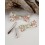 Barrette noeud papillon Liberty rose