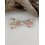 Barrette noeud papillon Liberty rose