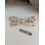 Barrette noeud papillon Liberty rose