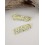 Barrette clic-clac Liberty jaune