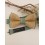 Noeud papillon vert sauge et toile de jute