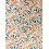 Barrette noeud papillon tissu fleurs Terracotta