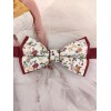 Noeud papillon bordeaux Liberty