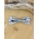 Barrette noeud papillon tissu Liberty bleu