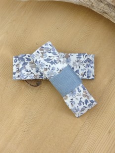 Barrette clic-clac Liberty bleu