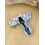 Barrette clic-clac Liberty bleu