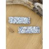 Barrette clic-clac Liberty bleu