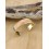 Bracelet manchette laiton et tissu floral