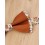 Noeud papillon pour enfant terracotta et fleurs orange brûlée