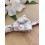 Nœud papillon à fleurs roses et bleues
