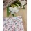 Pochette costume à fleurs roses et bleues
