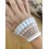 Bracelet dentelle et strass - Personnalisable
