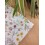 Pochette costume vert tendre à fleurs