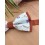 Noeud papillon enfant vert tendre et terracotta/noisette