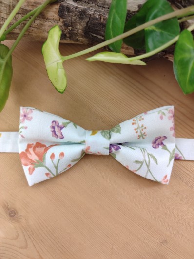 Noeud papillon vert tendre pour enfant