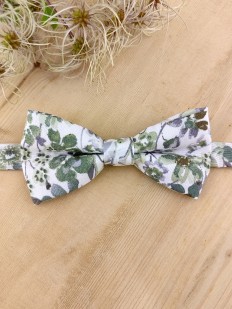 Noeud papillon verts sauge pour enfant