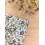 Pochette costume à fleurs verts sauge