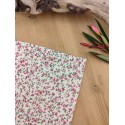 Pochette de costume fleurs Liberty rose