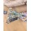 Noeud papillon fleuri et toile de jute