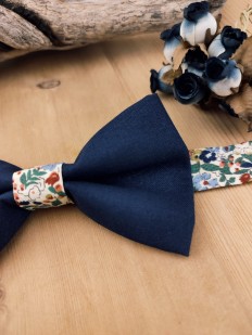Noeud papillon bleu marine pour enfant
