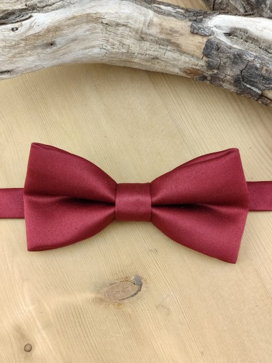 Noeud papillon bordeaux pour enfant