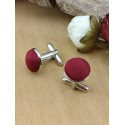 Boutons de manchettes Bordeaux