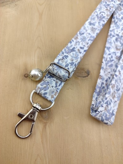 Cordon téléphone Liberty bleu