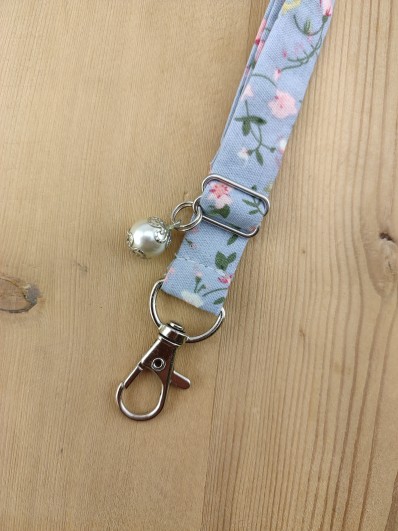 Cordon téléphone Liberty bleu